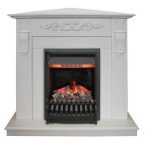 Каминокомплект Real-Flame DOMINICA CORNER WT c 3D очагом Oregan