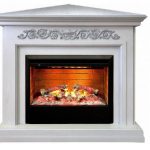 Каминокомплект Real-Flame LETICIA 26 WT Corner с 3D очагом Helios 26