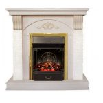 Каминокомплект Real-Flame CORFINO WT с очагом Majestic Lux BR