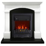 Каминокомплект Royal Flame Langford белый c очагом Aspen Black