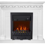 Каминокомплект Royal Flame Valletta белый c очагом Aspen Black