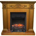 Каминокомплект Royal Flame Verona дуб антик с очагом Fobos FX Black