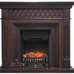 Каминокомплект Royal Flame Alexandria с очагом Fobos FX Black (Махагон)