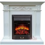 Каминокомплект Royal Flame Verona белый дуб с очагом Majestic FX Black