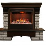 Каминокомплект Real Flame COUNTRY ROCK 26 AO с 3D очагом Helios 26