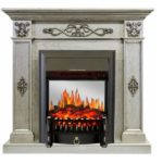 Каминокомплект Royal Flame Derby с очагом Fobos FX M Black (Old silver)