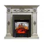 Каминокомплект Royal Flame Derby с очагом Majestic FX M Black (Old silver)