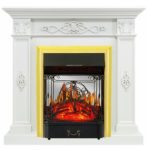 Каминокомплект Royal Flame Derby с очагом Majestic FX M Brass (Белый)