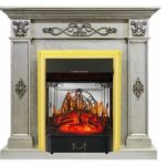 Каминокомплект Royal Flame Derby с очагом Majestic FX M Brass (Old silver)