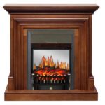 Каминокомплект Royal Flame Bradford орех c очагом Fobos FX M Black