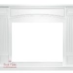 Портал Royal Flame Boston белый под очаг Jupiter FX New и Dioramic 28 LED FX