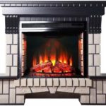 Каминокомплект Interflame Экстер венге с очагом Panoramic 28 LED FX