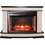 Каминокомплект Interflame Памир коньячный дуб с очагом Panoramic 33W LED FX