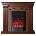 Каминокомплект Interflame Афина темный дуб с очагом Majestic FX Black