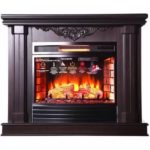 Каминокомплект Interflame Джениус темный дуб с очагом Panoramic 25 LED