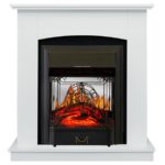 Каминокомплект Royal Flame Barcelona белый с очагом Majestic FX M Black