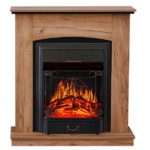 Каминокомплект Royal Flame Barcelona табачный дуб с очагом Majestic FX Black