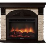 Каминокомплект Firelight Torre 25S камень слоновая кость с очагом Electrolux EFP/P-2520LS Венге