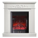 Каминокомплект Firelight Noce Classic с очагом Majestic FX Black Белый