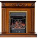 Каминокомплект Firelight Noce Classic с очагом Majestic FX Brass Орех