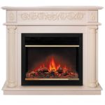 Каминокомплект Real-Flame ATTICA WT с очагом Moonblaze Deluxe BR