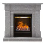 Каминокомплект Real-Flame ANDREA STD GR с 3D очагом Olympic