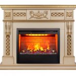 Каминокомплект Real-Flame CORSICA LUX 26 WT с 3D очагом Helios 26