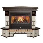 Каминокомплект Real Flame STONE CORNER AO с 3D очагом Novara 26