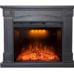 Каминокомплект Royal Flame Boston серый графит с очагом Emerald 28