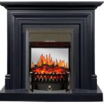 Каминокомплект Royal Flame Bradford серый графит c очагом Fobos FX M Black