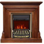 Каминокомплект Royal Flame Bradford орех c очагом Aspen Gold