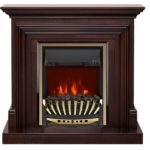 Каминокомплект Royal Flame Bradford темный дуб c очагом Aspen Gold