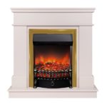 Каминокомплект Real-Flame SELENA STD PN с очагом Fobos Lux Brass