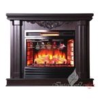 Каминокомплект Interflame Диамонд темный дуб с очагом Panoramic 25-30 Led 3D