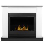 Каминокомплект Canto 25 белый с биокамином Firelight BFP/P-2520